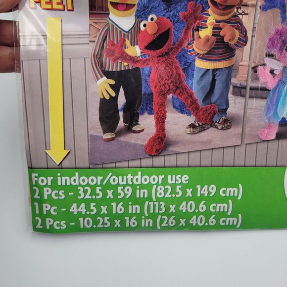 Sesame Street Birthday Scene Setter Wall Decorating 5pc Photo Background Kit NEW - Picture 3 of 7